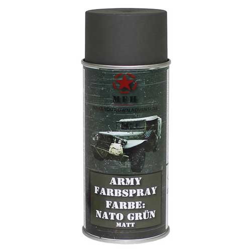 Camo Sprayfrg MFH Nato Green 400 ml i gruppen Taktisk Utrustning / Kamouflage hos Wizeguy Sweden AB (max-paint-002)