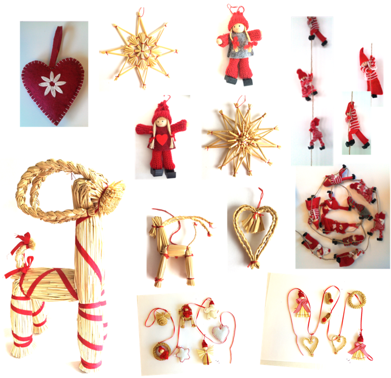 Jul - Halm o Juldekorationer  