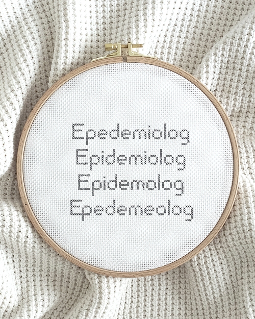 Epedemiolog Embroidery