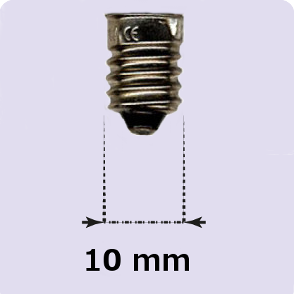 Jullampor E10 lamportillallt Star Trading Universal frostad LED lampa E10, 10 55V, 3 pack