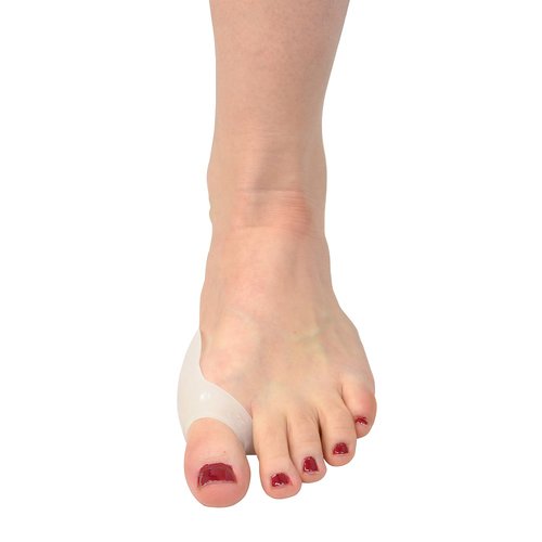 Ett tunt och mjukt skydd av silikongel för dig med hallux valgus. Skyddet passar utmärkt att kombinera med en tåspridare och kan användas i strumpor och skor.