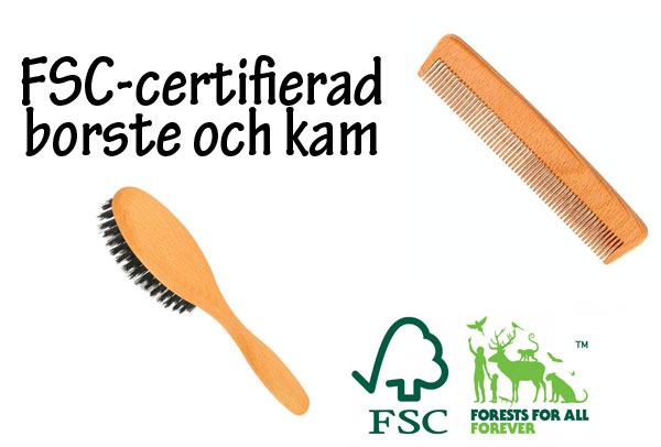 Ekologisk kam och borste