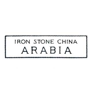 Arabia factory mark 1878-1900