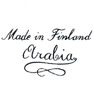 Arabia factory mark 1900-1917