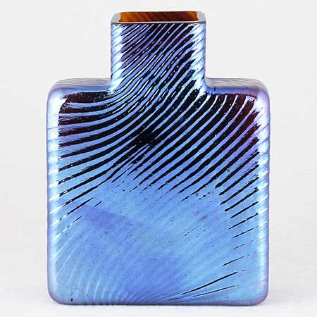 Berti Vallien Kosta Boda Because Brown stripes (model 41303)
