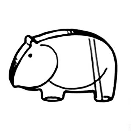 Bertil Vallien Boda Zoo Kosta Boda Tapir (Tapir)