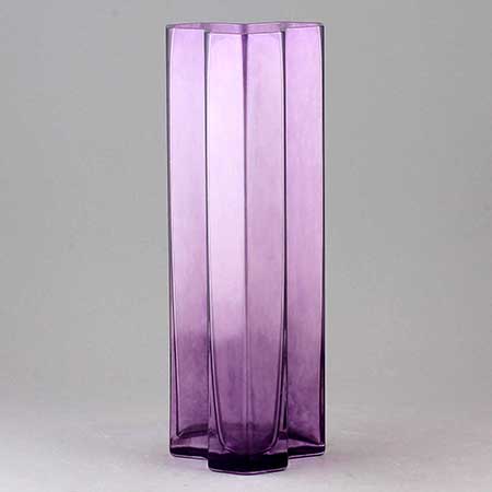 Berti Vallien Kosta Boda Mosaic Purple vase (model 40407)