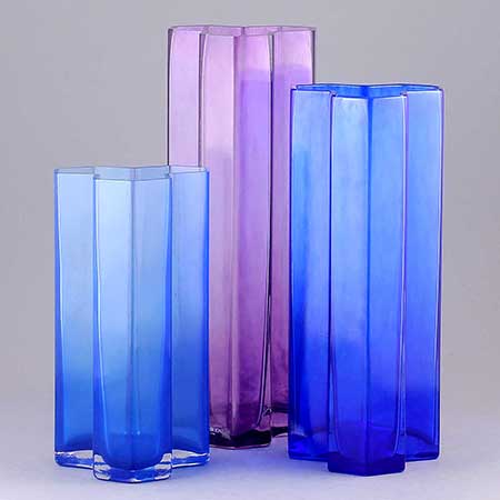 Berti Vallien Kosta Boda All the vases in the Mosaic series 