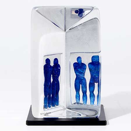 Berti Vallien Kosta Boda Viewpoints Reflection (model 99519)