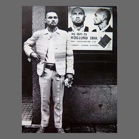 Erik Höglund in a photo shoot in the 1960s 
