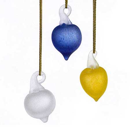 Gunnel Sahlin Kosta Boda Crystal Ornaments (1994)