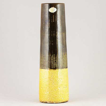 Ingrid Atterberg Upsala Ekeby Gondel Yondel Vase. Model 2433. Height 18,5 cm