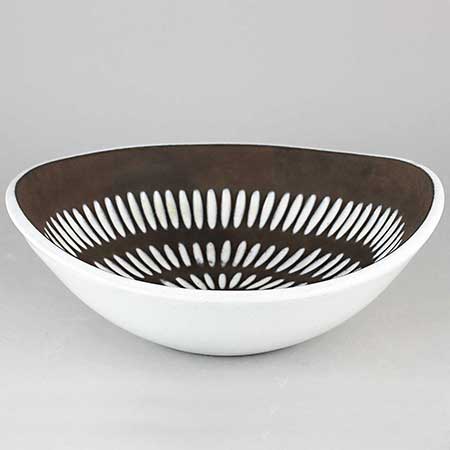 Ingrid Atterbergs Negro Skål (modell 2127), diameter 19 cm