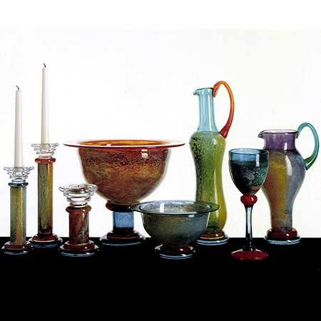 Kjell Engman Cancan A page from a Kosta Boda product catalog