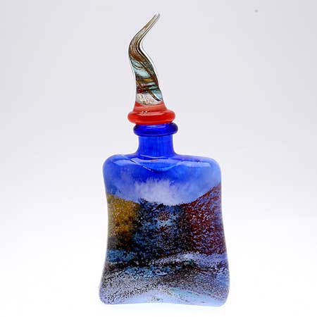 Kjell Engman Kosta Boda Cancan Bottle (model 89651)