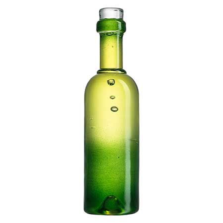 Kjell Engman Kosta Boda Celebrate Green wine bottle (model 91306)