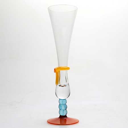 Kjell Engman Kosta Boda Fenix Champagne glass (model 89202)