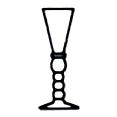 Kjell Engman Kosta Boda Fenix Aquavit glass (model 25325)
