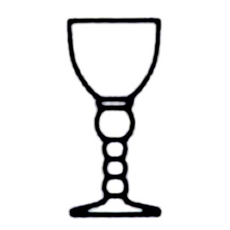 Kjell Engman Kosta Boda Fenix Wine glass (model 25304)