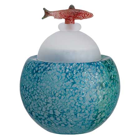 Kjell Engman Kosta Boda Reef Jar with lid (model 90310)