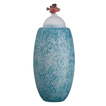 Kjell Engman Kosta Boda Reef Jar with lid (model 90312)