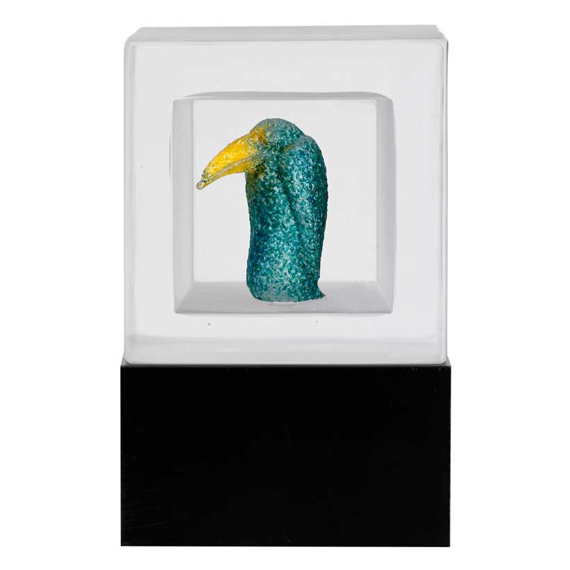 Kjell Engman Kosta Boda Snapshots Blue bird (model 90231)