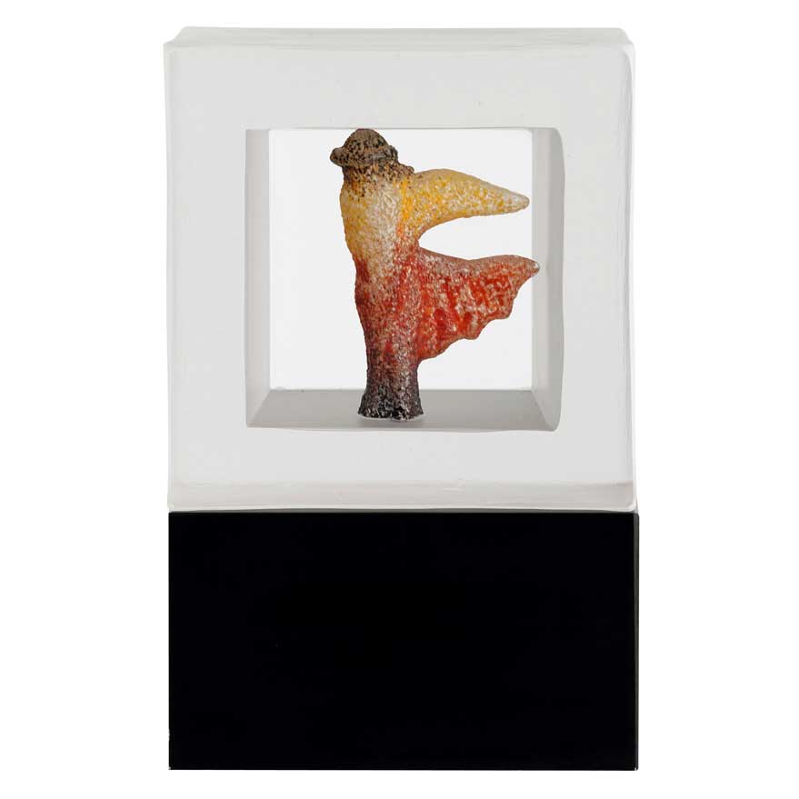 Kjell Engman Kosta Boda Snapshots Head-wind (model 90426)
