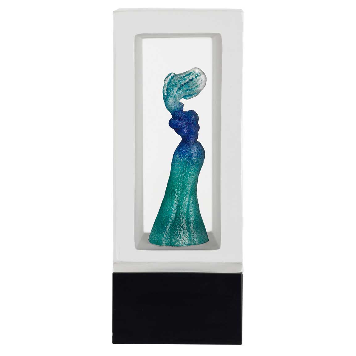Kjell Engman Kosta Boda Snapshots Wind in the hair (model 90427)