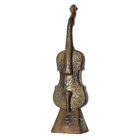 Kjell Engman Kosta Boda The Band Brown violin (model 90894)