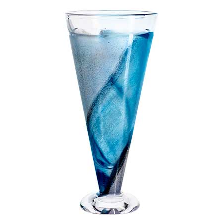 Kjell Engman Kosta Boda Twister Blue vase (model 40728)