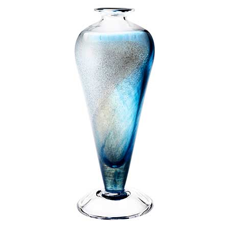 Kjell Engman Kosta Boda Twister Blue vase (model 40725)