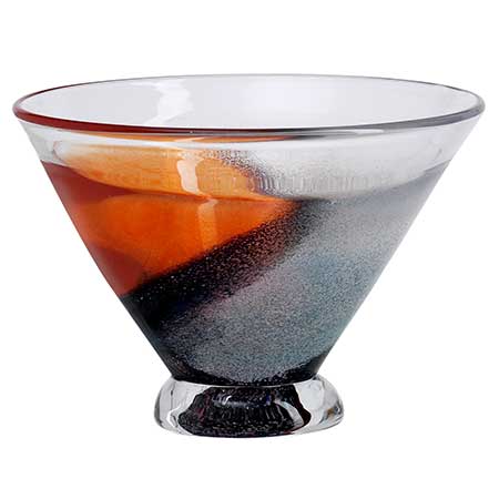 Kjell Engman Kosta Boda Twister Red bowl (model 59970)