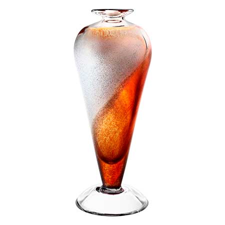 Kjell Engman Kosta Boda Twister Red vase (model 40726)