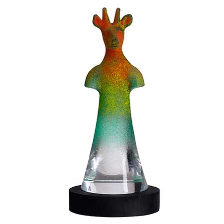 Kjell Engman Kosta Boda Well Deer (model 90131)
