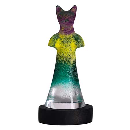 Kjell Engman Kosta Boda Well Cat (model 90130)