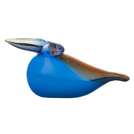 Oiva Toikka Kingfisher Turquoise (Kulingaskalastaja)