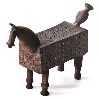 Chamotte horse for Arabia 1958 (Length 45 cm / 17.7 in)