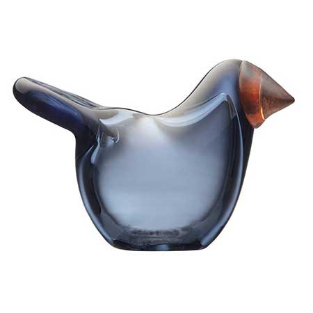 Oiva Toikka Nuutajärvi Iittala bird Flycatcher rain with red beak