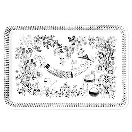 Raija Uosikkinen platter reading book