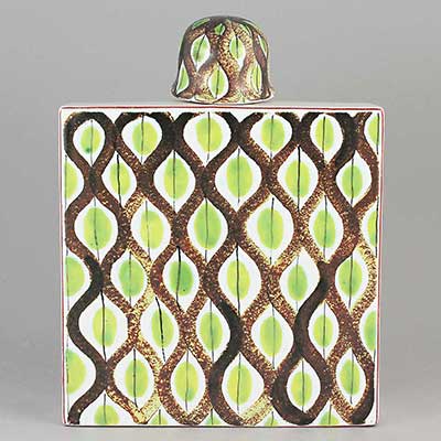Stig Lindberg Faience Bottle (model 15), height 17 cm 