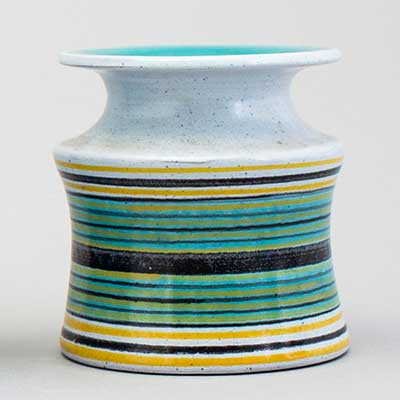 Stig Lindberg Faience Vase (1966), height 10 cm