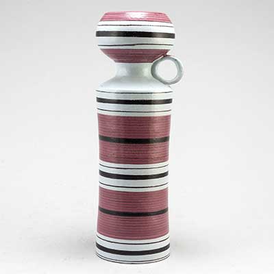 Stig Lindberg Faience Vase with handle (1966), height 32 cm