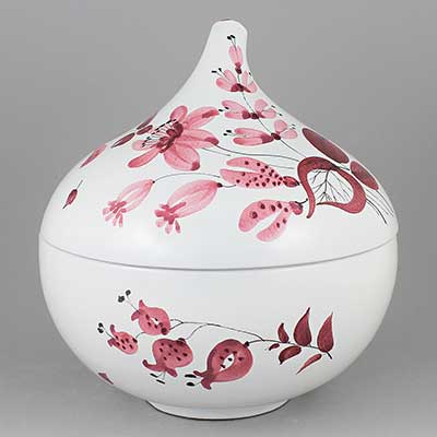 Stig Lindberg Faience Bonboniere (model 166), height 20 cm