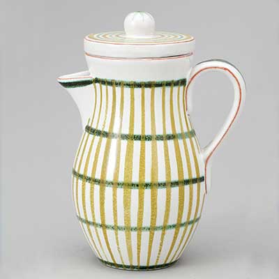 Stig Lindberg Faience Pitcher (model 98), height 18 cm