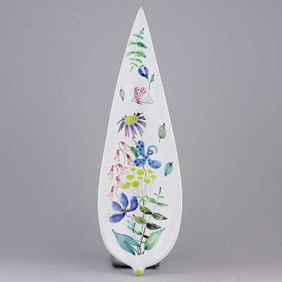 Stig Lindberg Leaf-shaped dish (model 21), length 31 cm