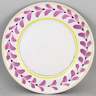 Stig Lindberg Faience Rounded dish (model 6), diameter 22 cm