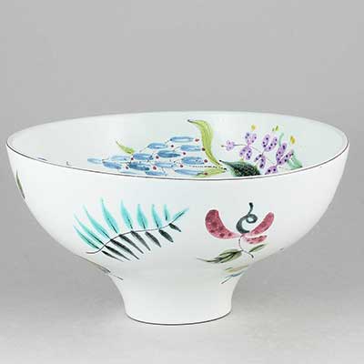 Stig Lindberg Footed bowl (model 155), height 14 cm