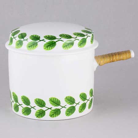 Stig Lindberg Festong Bowl with lid and handle, height 9 cm