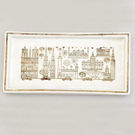 Stig Lindberg Grazia Dish, width 16 cm