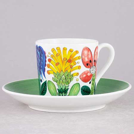 Stig Lindberg Tahiti Coffee cup, diameter 6,5 cm